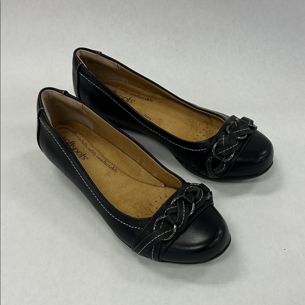 Softspots Black Women's Flats